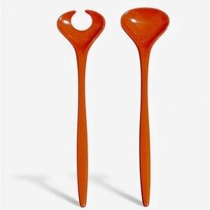 Vintage Mepal by Rosti Melamine Salad Server Orange MCM Danish Design EUC
